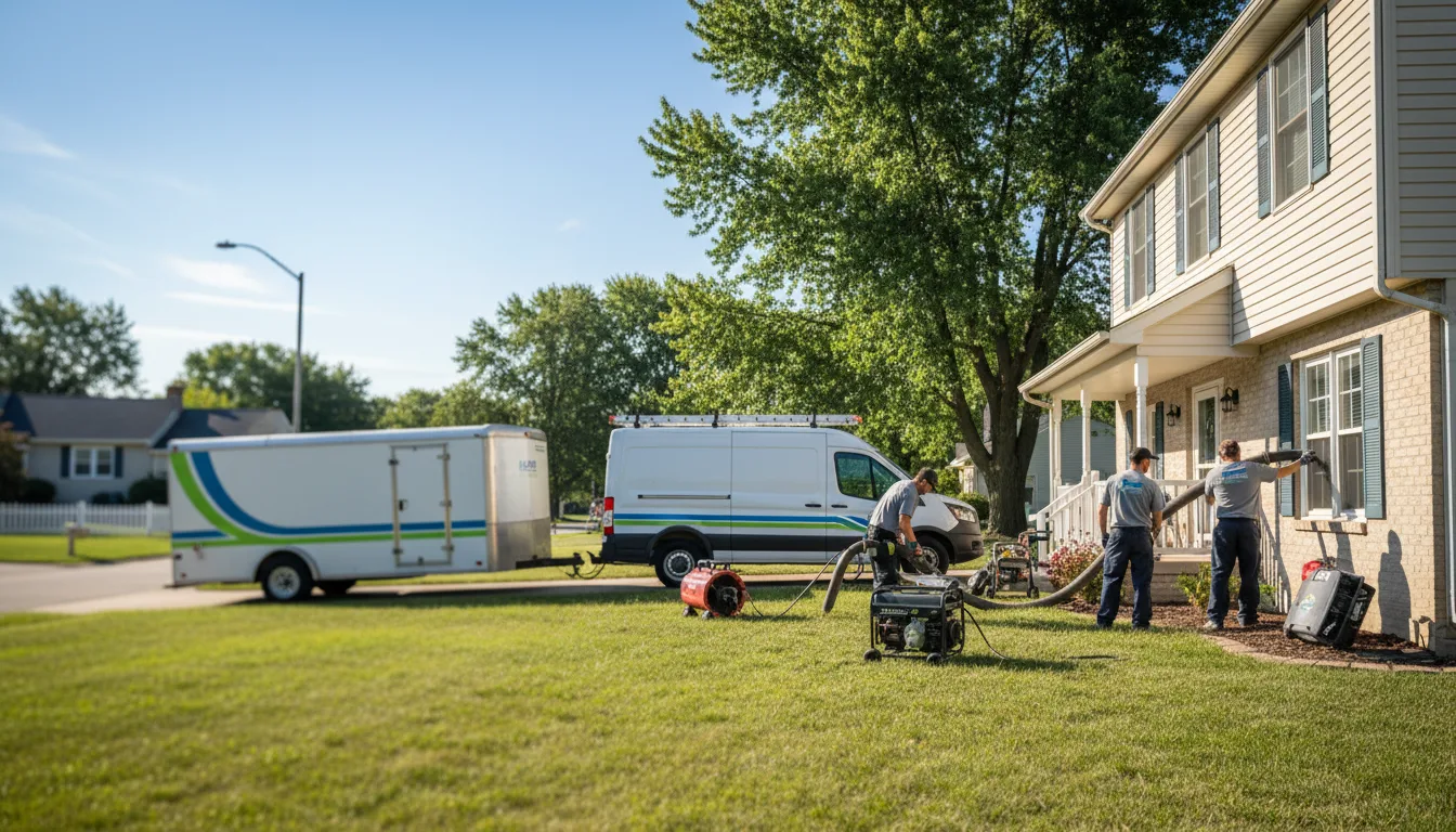 Flooded Basement Restoration And Cleanup With Repair in Virginia, NE near me